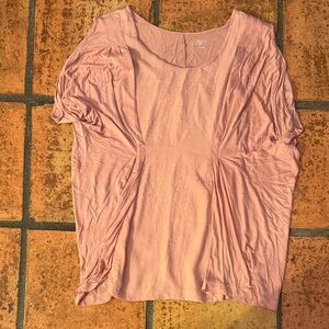 LOFT Dusty Pink Dolman Short Sleeve Top